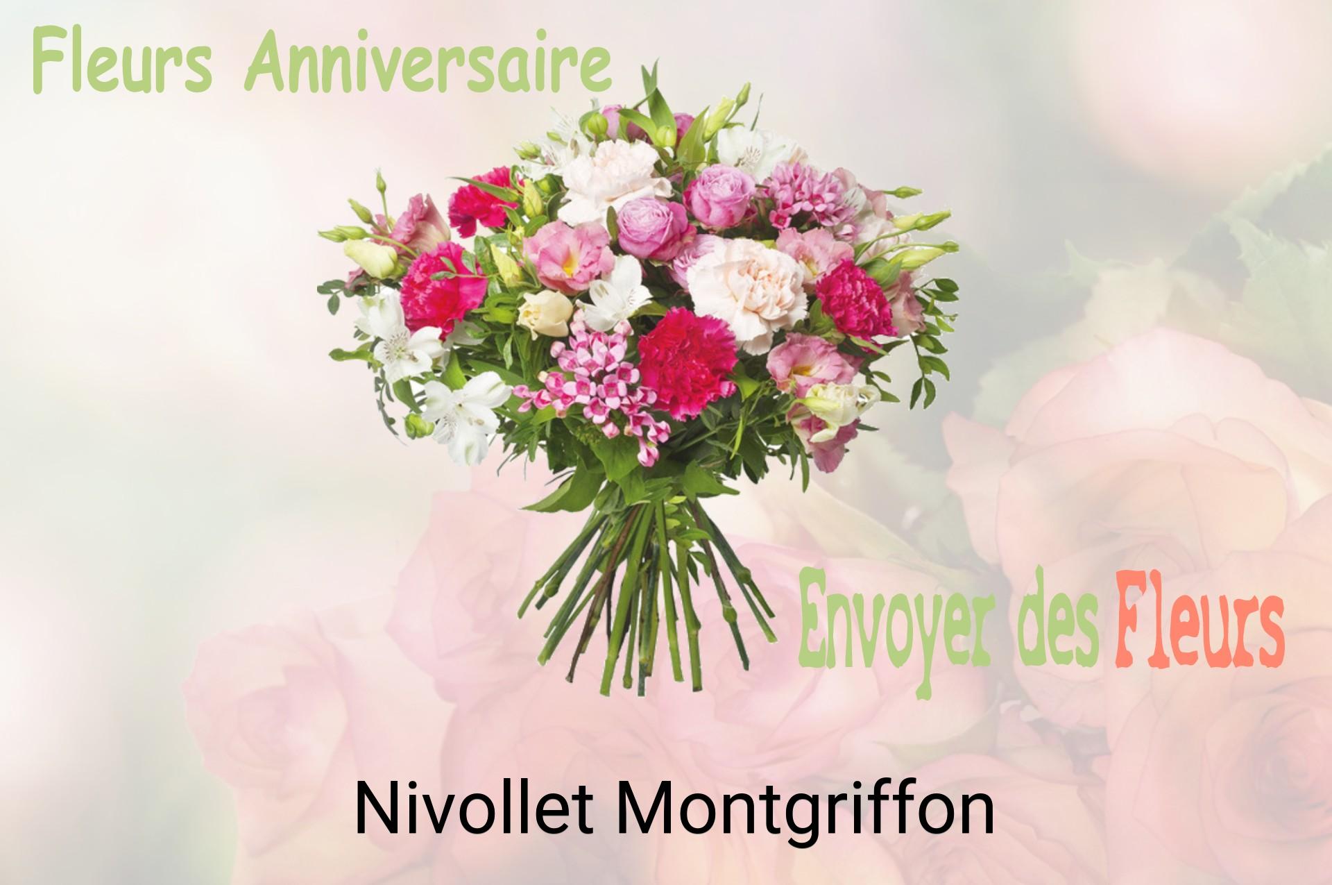 Bouquet de fleurs d’anniversaire livré à Nivollet-Montgriffon
